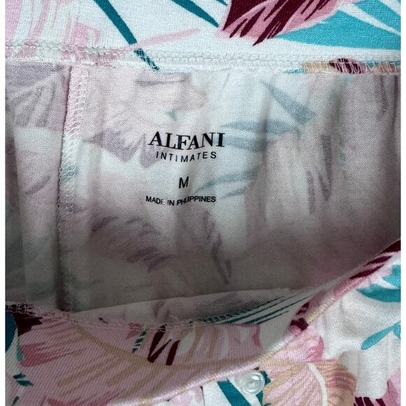Alfani Intimates Essentials Multi Tropical Lounge Sleep Pants Medium NEW NWT - Picture 5 of 6